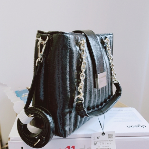 Zara Bags Zara Quilted Gold Trim Shoulder Bag Poshmark